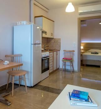 Krouzeri Beach Apartments Kéndroma Kültér fotó