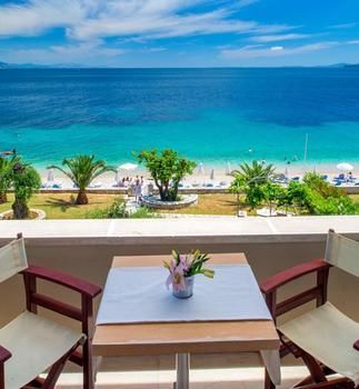 Krouzeri Beach Apartments Kéndroma Kültér fotó