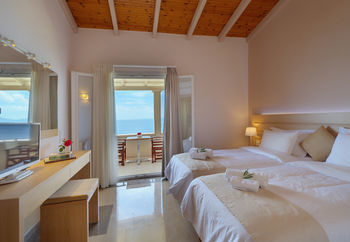 Krouzeri Beach Apartments Kéndroma Kültér fotó